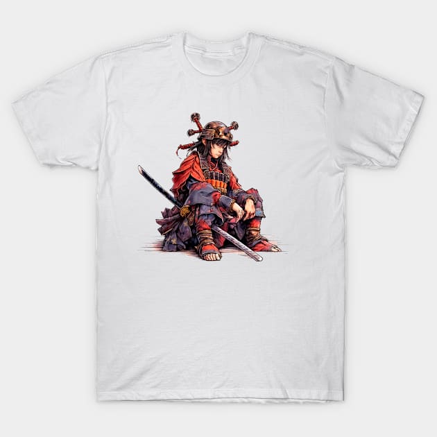 Samurai girl T-Shirt by NirckStore